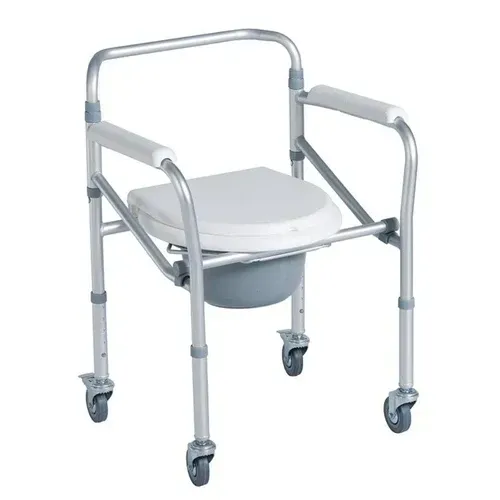 BASIC COMMODE W/ WHEELS