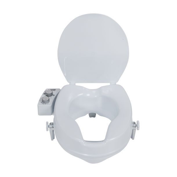 RAISED TOILET SEAT W/ BIDET