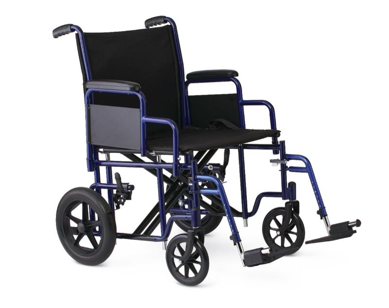 STEEL BARIATRIC TRANSPORT CHAIR
