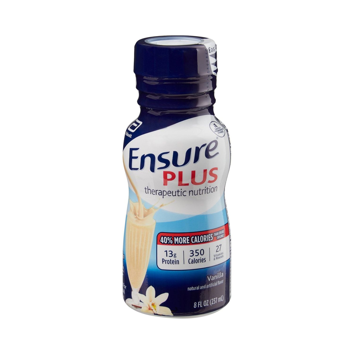 ENSURE PLUS, VANILLA, 8oz BOTTLE, 24/CS