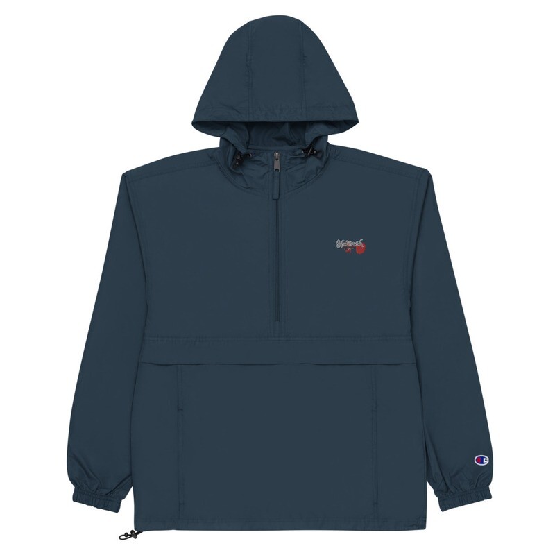 Love &amp; Loyalty Embroidered Packable Jacket