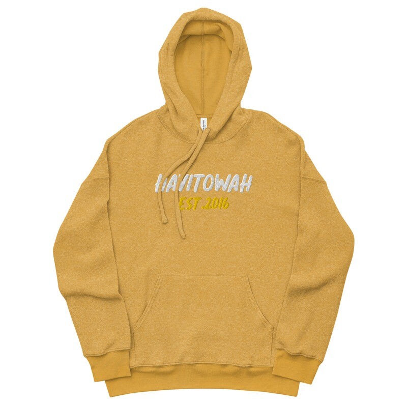 Unisex Sueded Fleece Hoodie