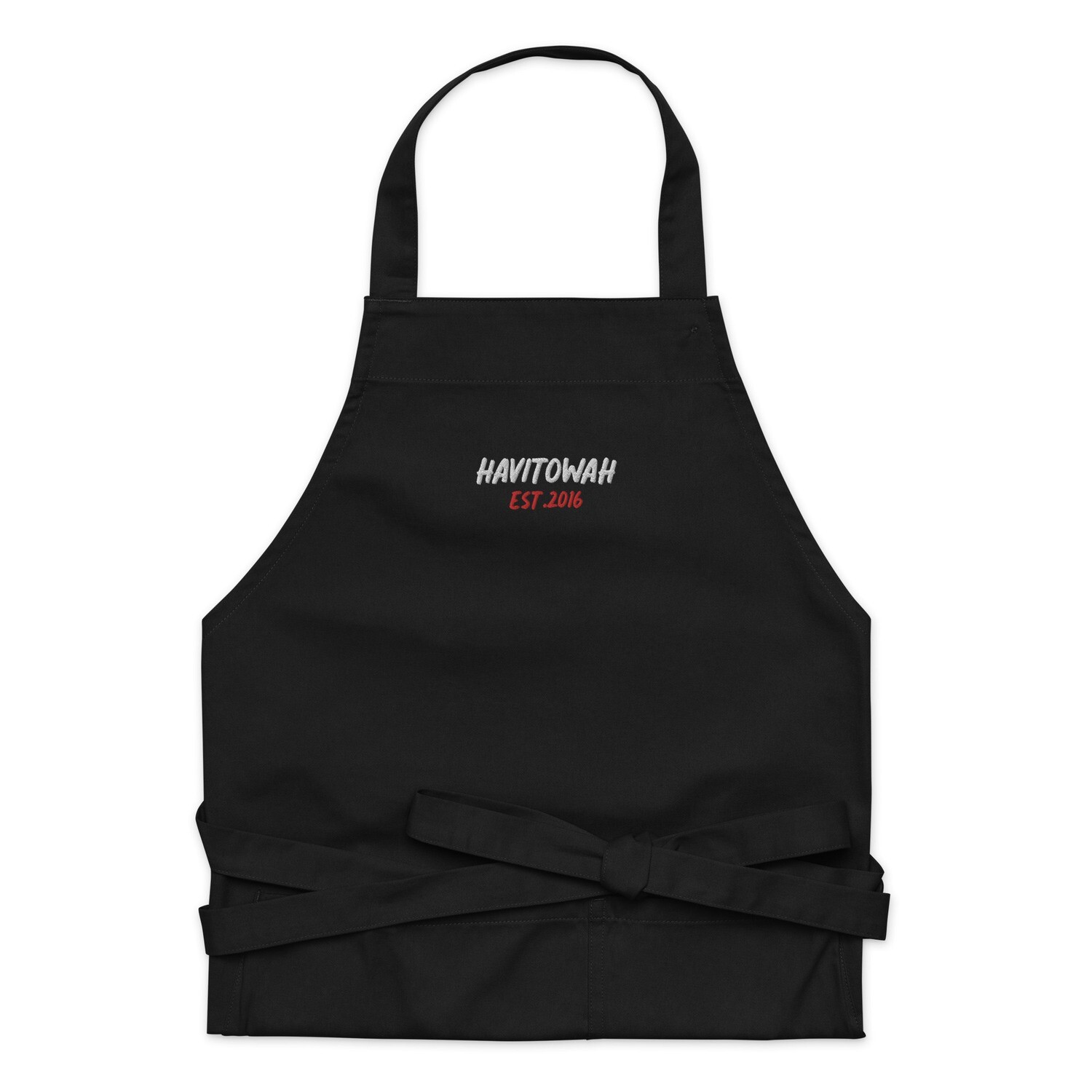 Exclusive Organic cotton apron, Color: Black