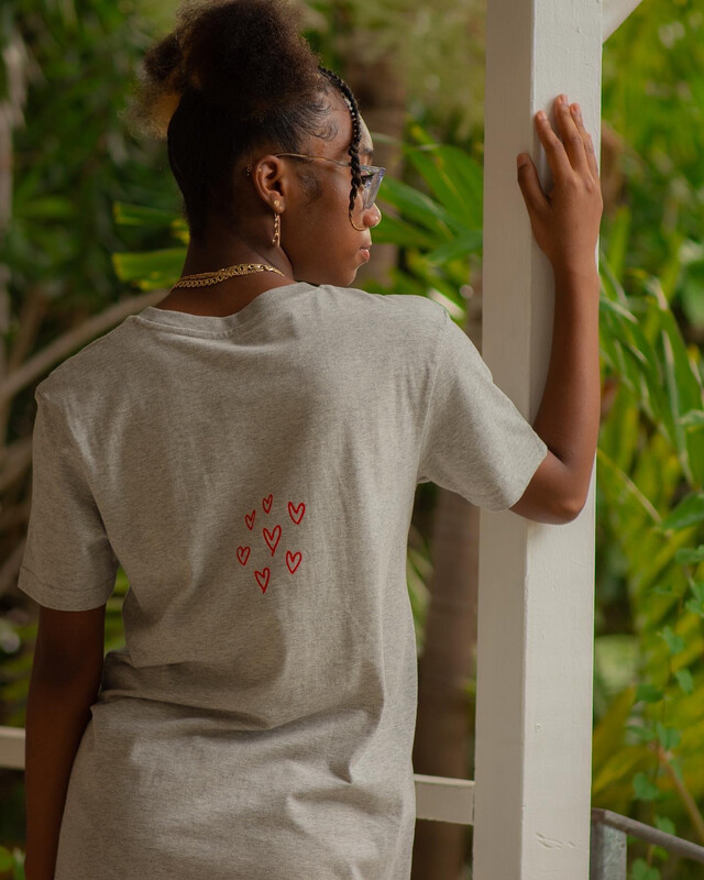 LOVE Organic cotton t-shirt dress