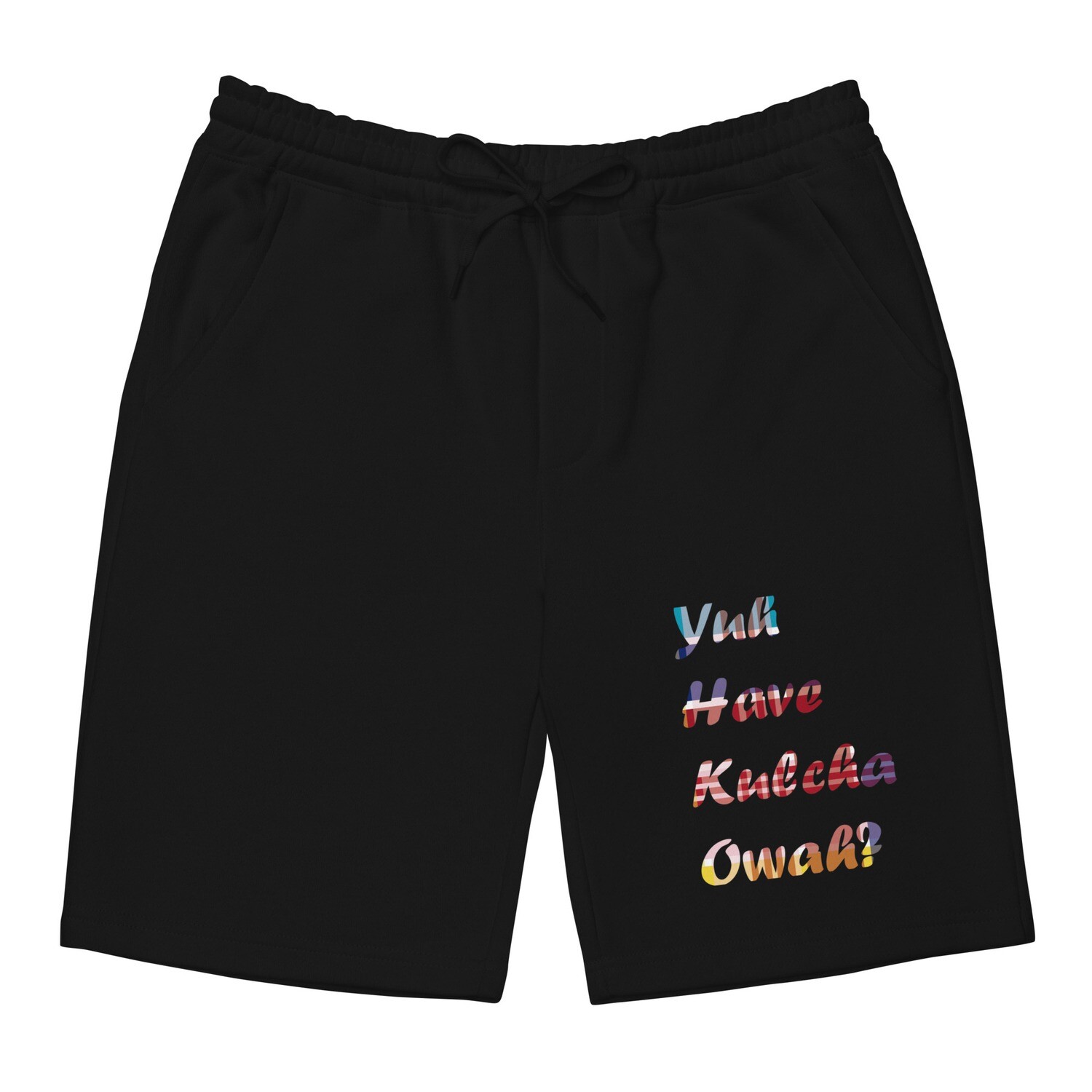 Kulcha Men&#39;s fleece shorts, Color: Black, Size: S