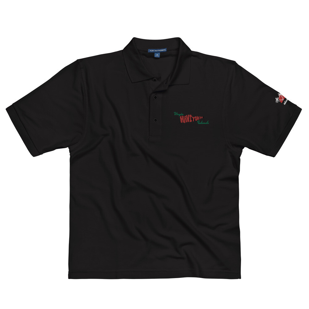 HVI Men&#39;s Premium Polo, Color: Black, Size: S