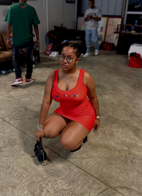 Lady In Red Dress