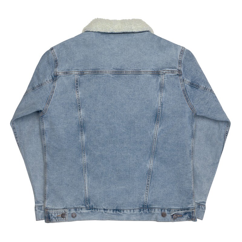 Havitowah Virgin Islands Unisex denim sherpa jacket