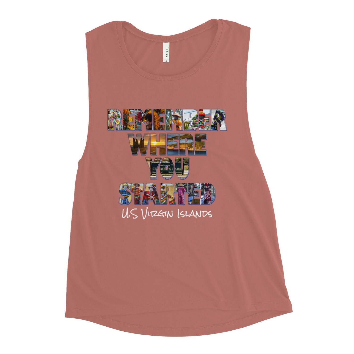 Remember Where You Started Ladies’ Muscle Tank