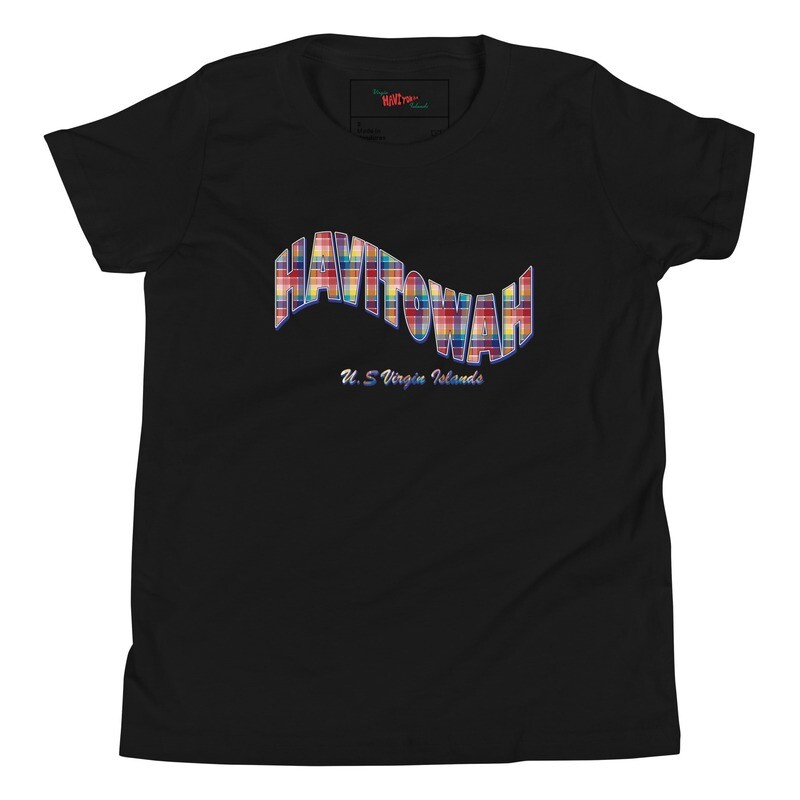 Youth Short Sleeve Madras T-Shirt