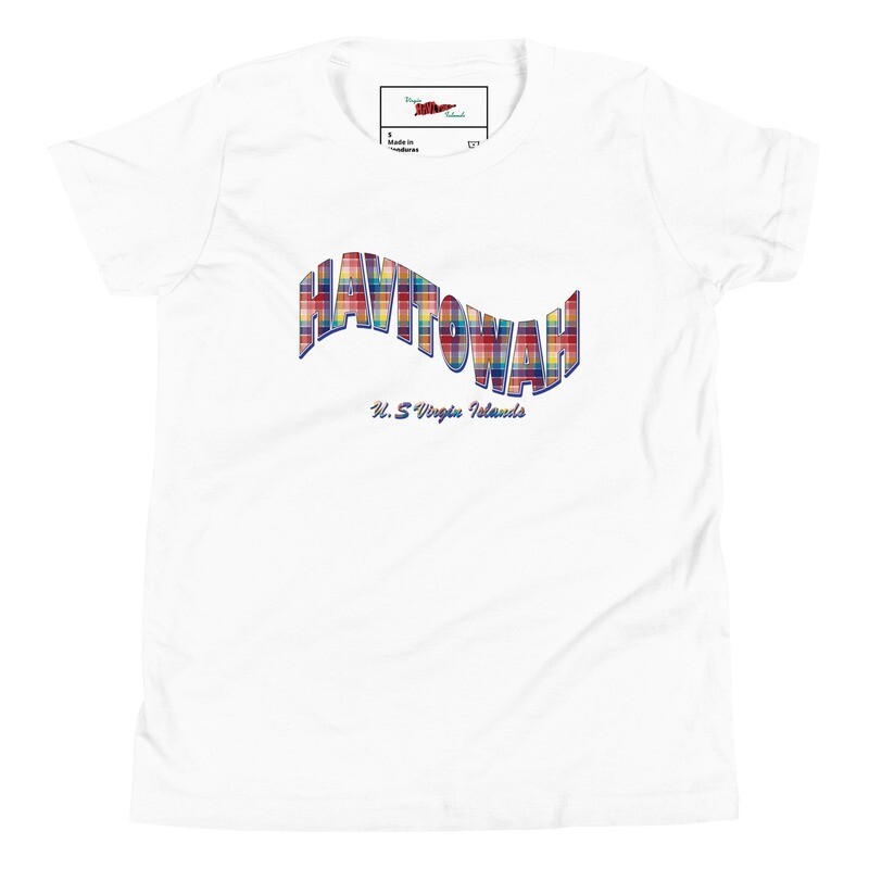 Youth Short Sleeve Madras T-Shirt