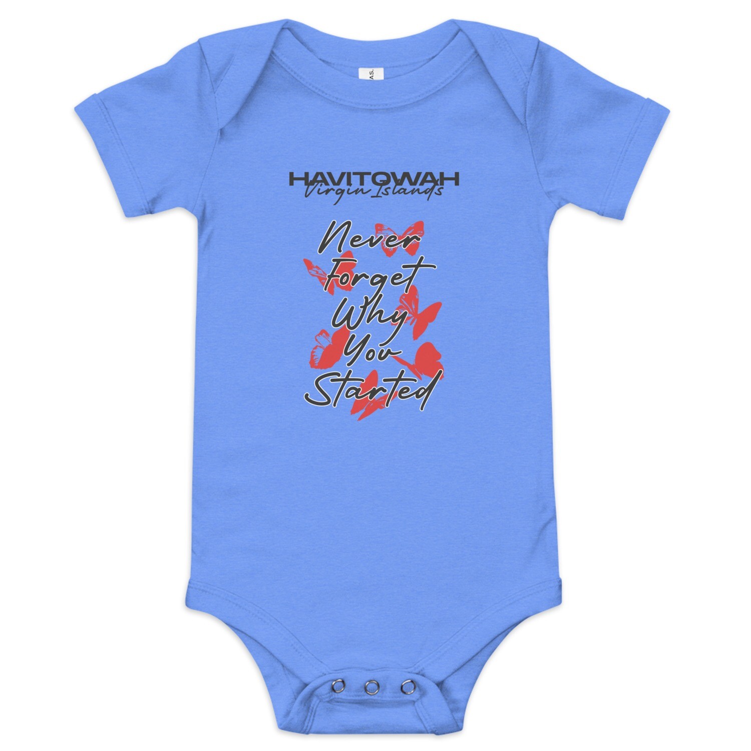 &quot;Never Forget&quot; Baby short sleeve one piece