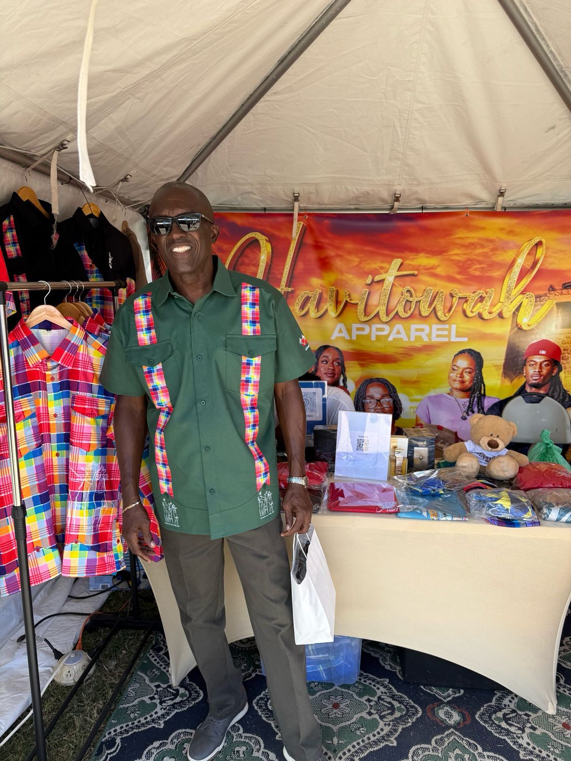 Madras Guyabera Button Down