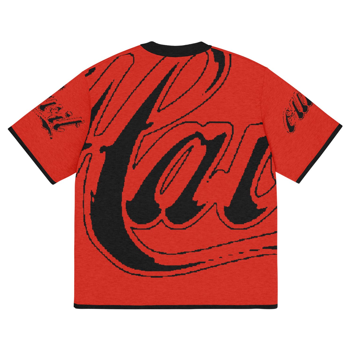 RED Knitted classic tee