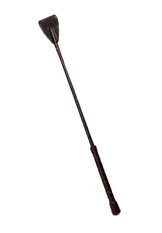 Leather whip Pacetera Black 21&quot;