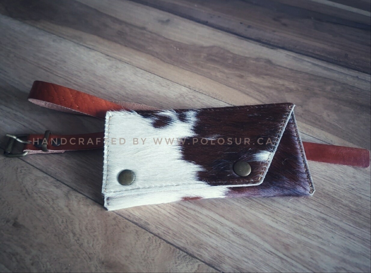 Hair on Cowhide Belt-Purse