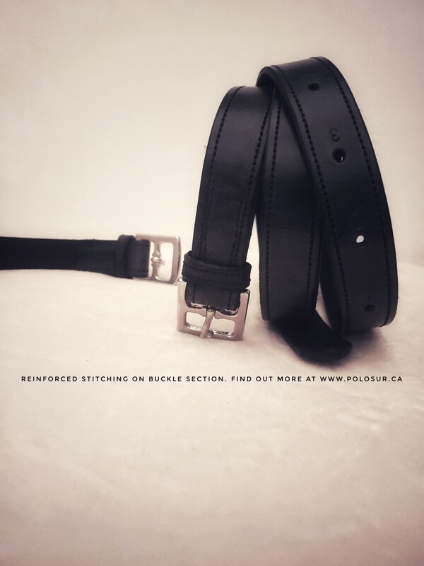 Classic Black Stirrup Leathers