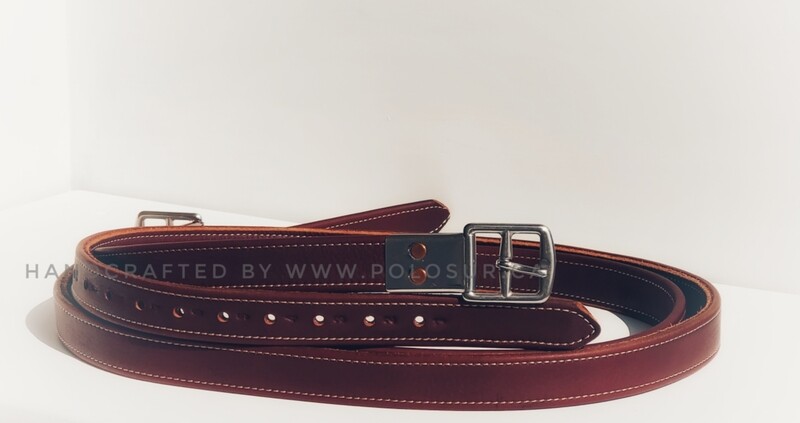 Covered stirrup leathers