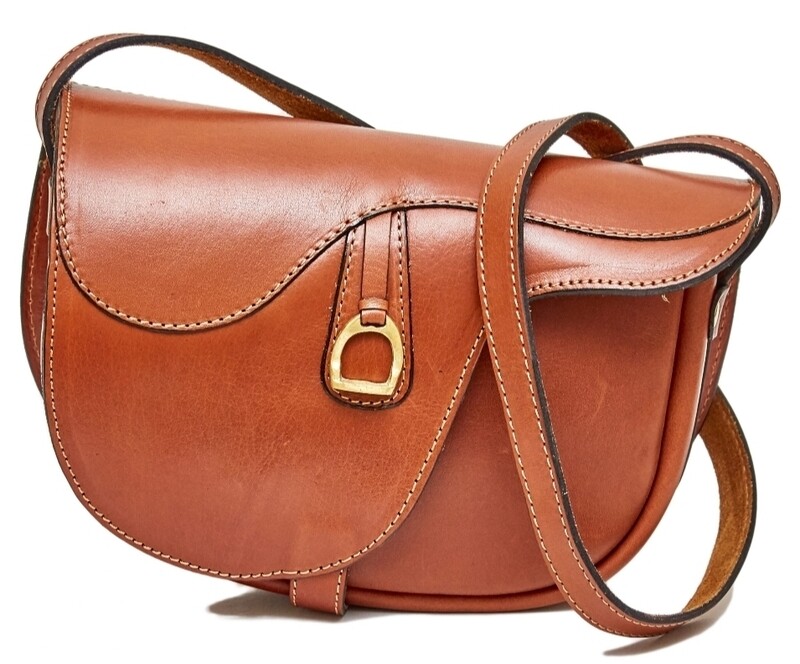 Ara Saddle alike purse cognac