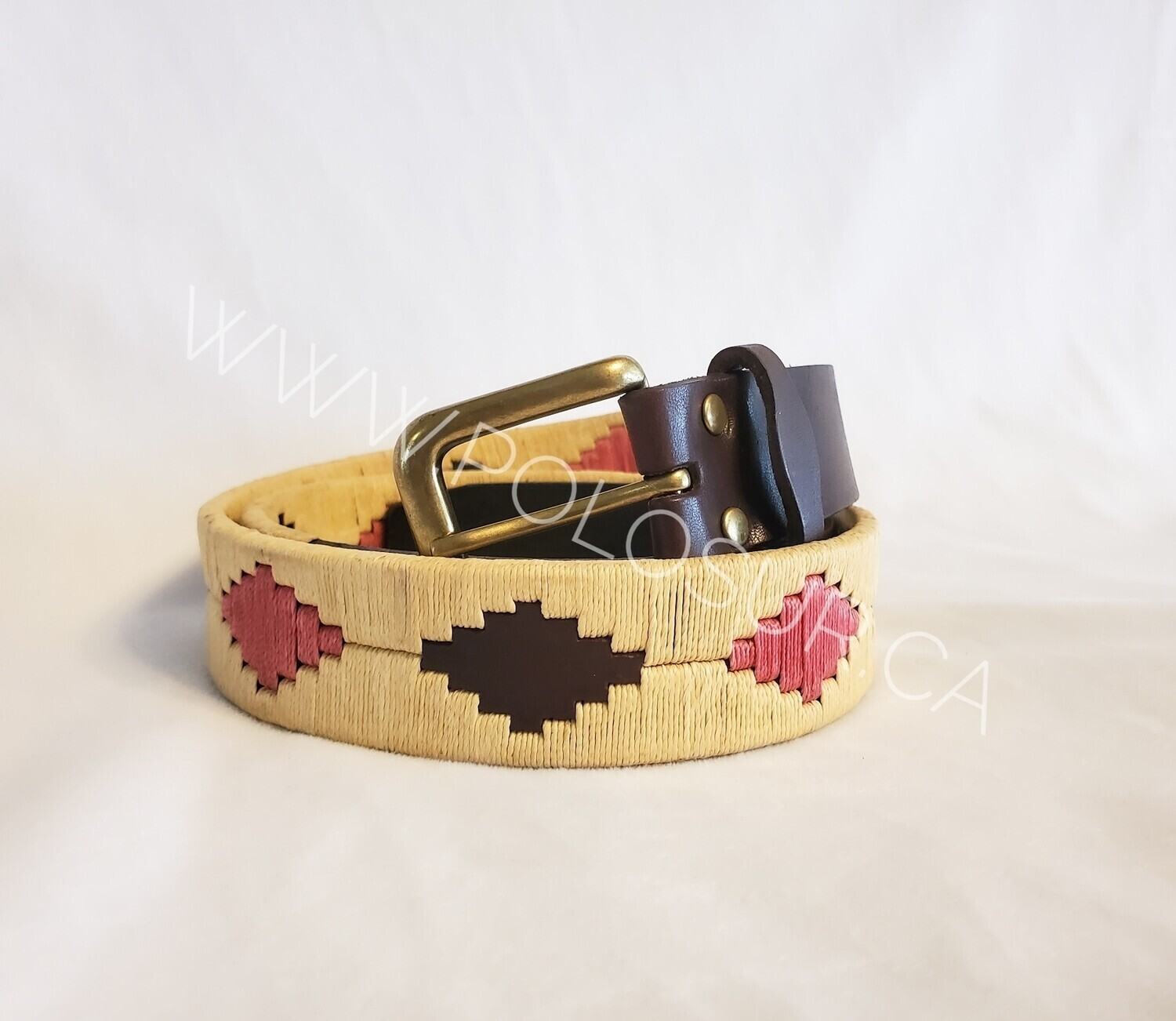 Polo Belt Pampa Rosa 100CM (36-38)