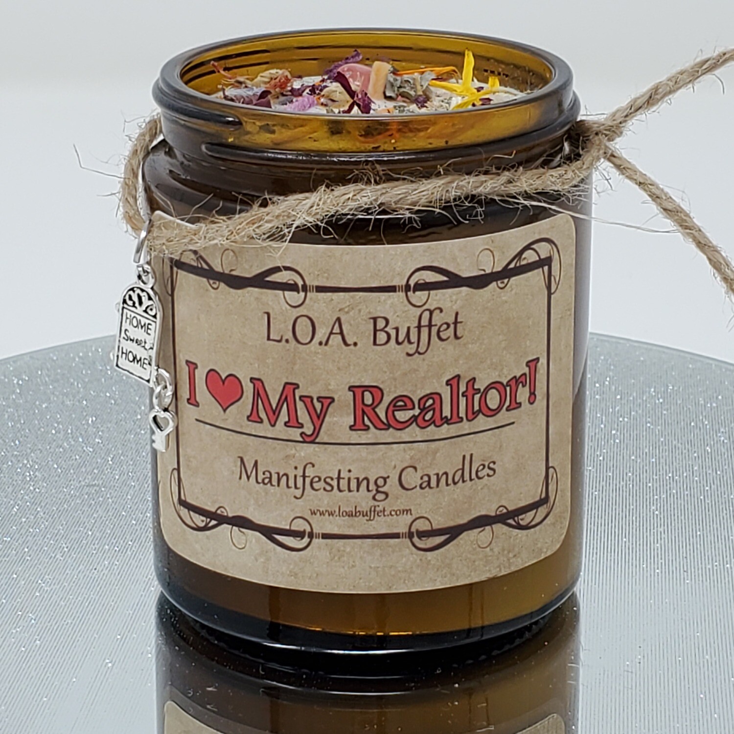 From Buyer: I Love My Realtor Candle, the Perfect Gift For Your Realtor to say "Thank You!"