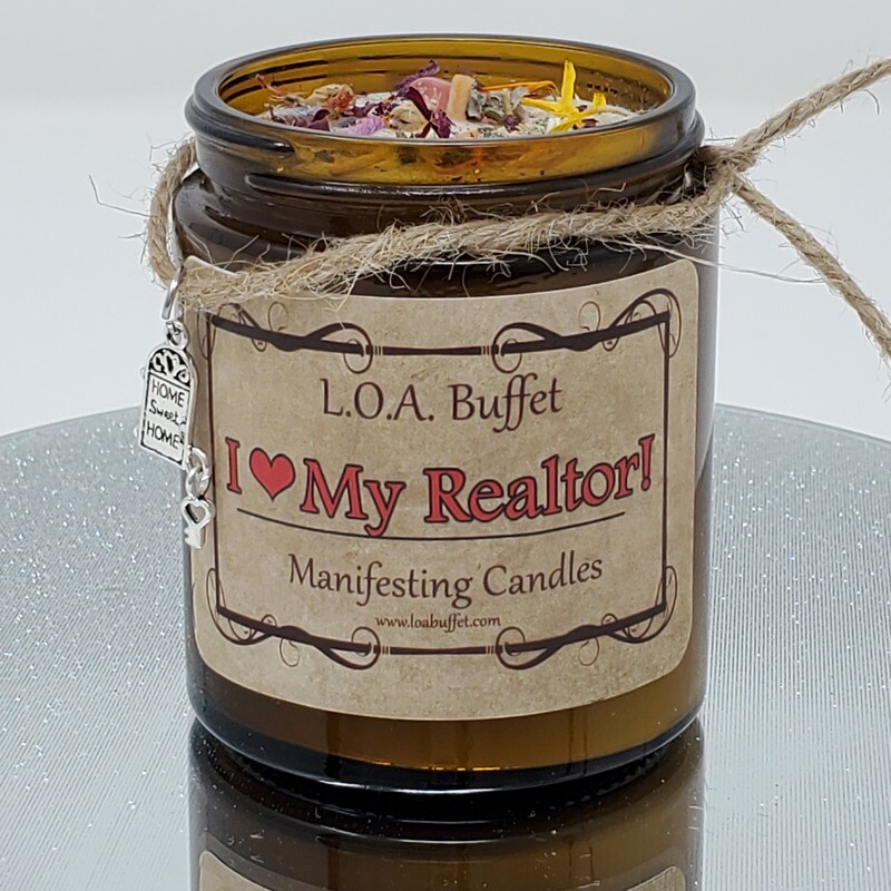 From Buyer: I Love My Realtor Candle, the Perfect Gift For Your Realtor to say &quot;Thank You!&quot;