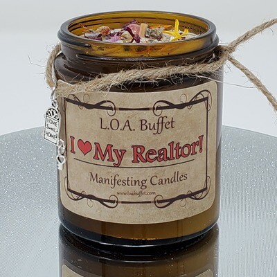 From Buyer: I Love My Realtor Candle, the Perfect Gift For Your Realtor to say 