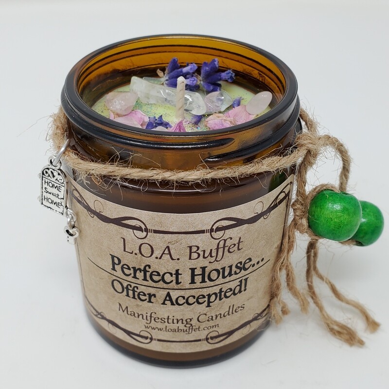 Manifest Your New Home! Competitive Market Home Buyer Candle, Candle for Manifesting a New Home