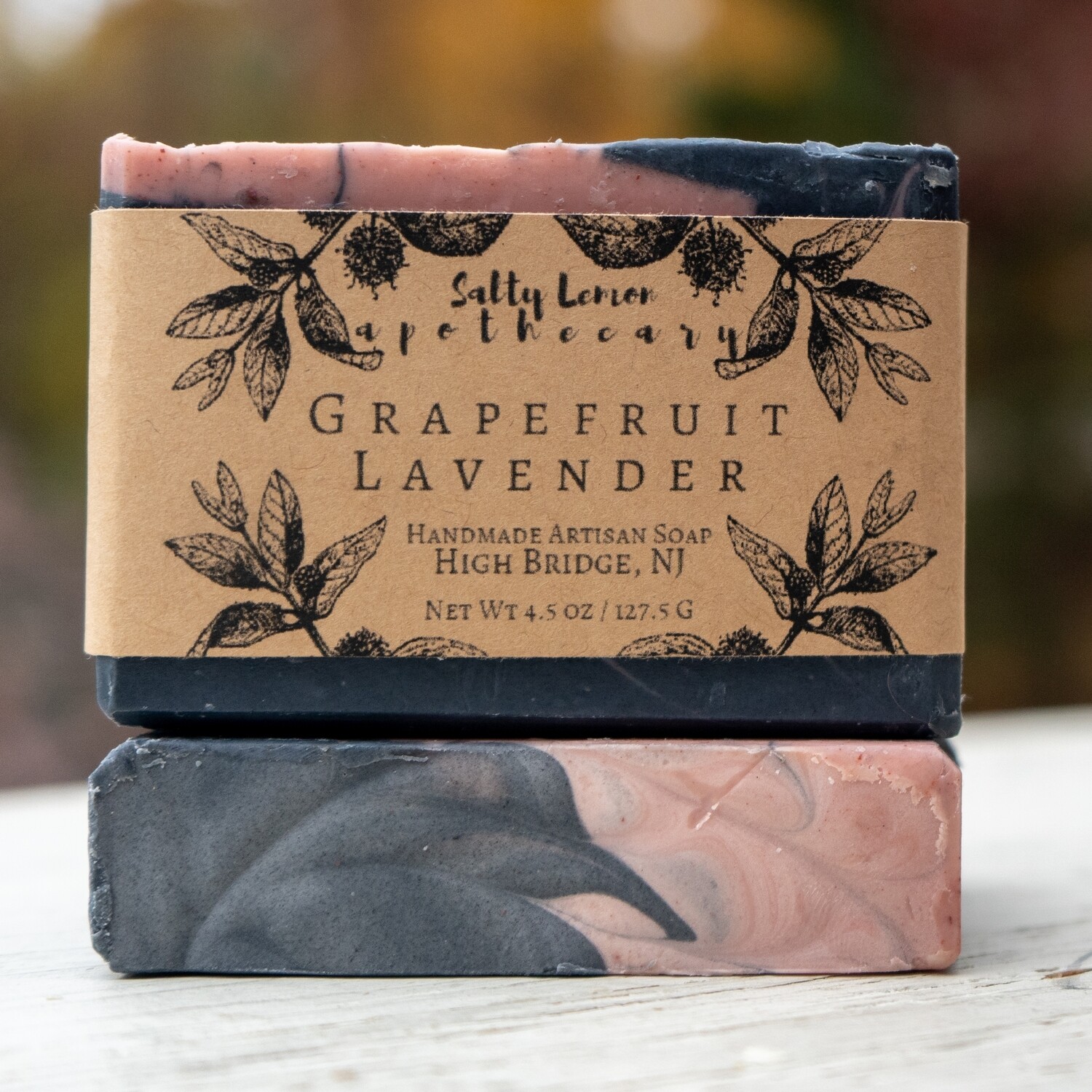 Handcrafted Artisan Soap, Vegan Artisan Soap, Artisan Soap, Grapefruit Lavender Soap, Refreshing Grapefruit and Lavender Soap
