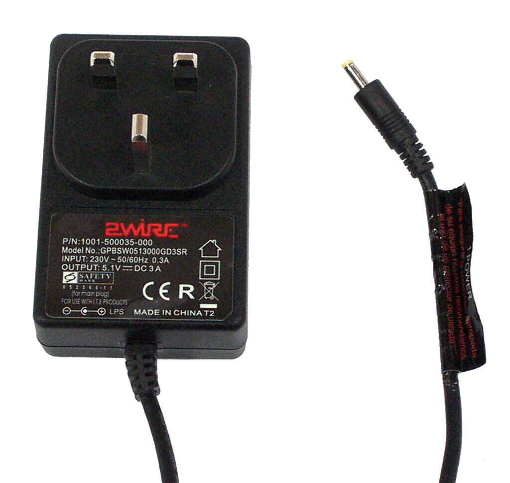 2Wire Power Adapter MPN 1001-500035-000