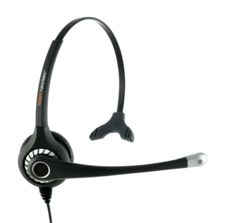 Agent Headset 700WB Single Ear Noise Cancelling Top Half