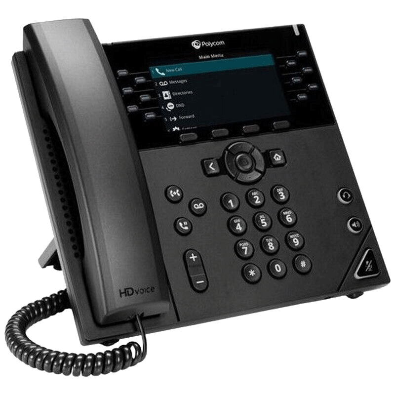 Polycom VVX 450 Twelve-line Business IP Desk Phone with Colour Display