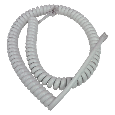 BT Decor 310 Telephone Curly Cord White