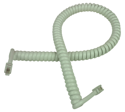 BT Paragon 550 Telephone Curly Cord White