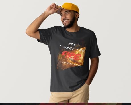 Official Conference T-shirt "Yes, I want the Fire!"