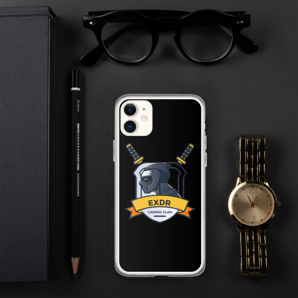 EXDR Logo iPhone Case Black