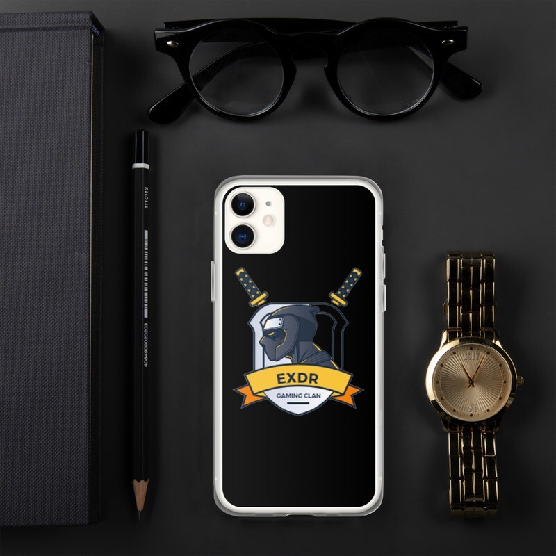 EXDR Logo iPhone Case Black