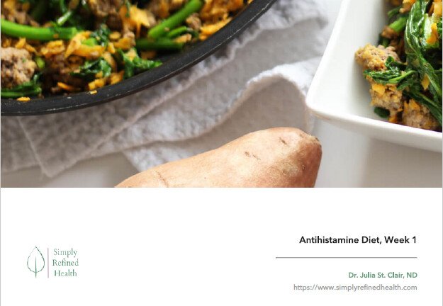 2 Week Antihistamine Diet Menu plan