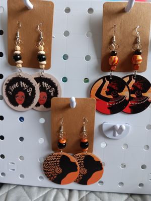 Wooden Earrings