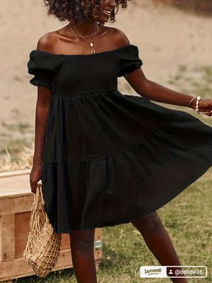 Drop Shoulder Dress