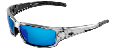Maki®
BH14209 Style Safety Eyewear featuring Polarized Blue Mirror lens with a Silver Inlay frame.