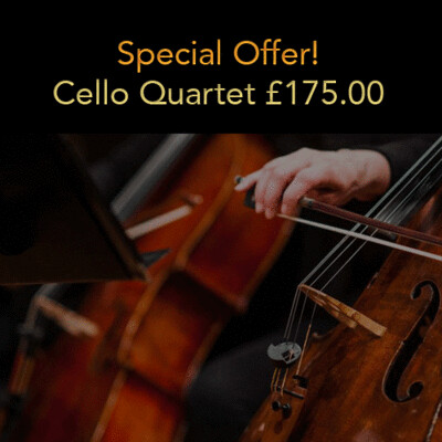 Special Offer! Option 2: Cello Quartet (20% deposit)