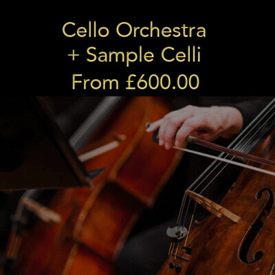 Option 4: Cello Orchestra + Sample Celli (20% deposit)