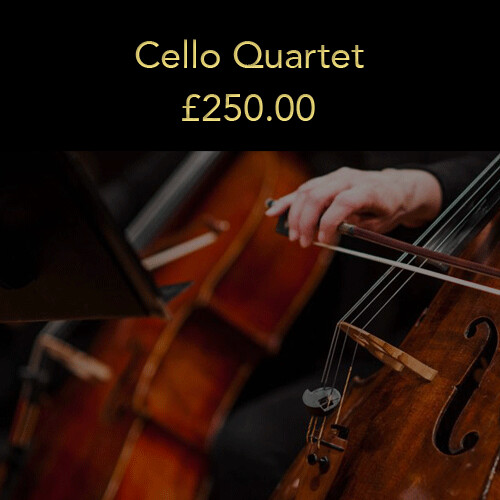Option 2: Cello Quartet (20% deposit)
