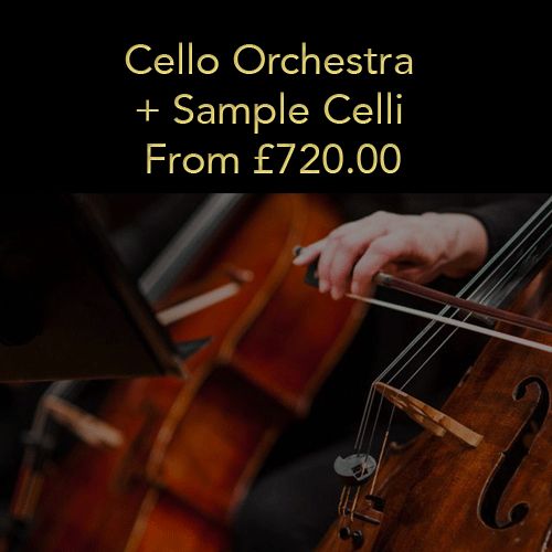 Option 4: Cello Orchestra + Sample Celli (20% deposit)