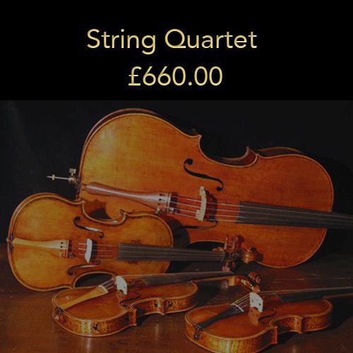 Option 5: String Quartet (20% deposit)