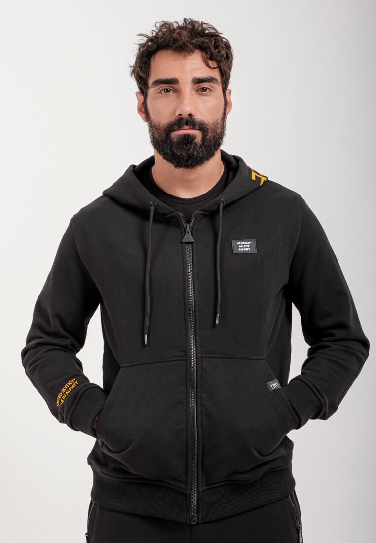Кофта на замке ALLOFF X FC KAIRAT BLACK