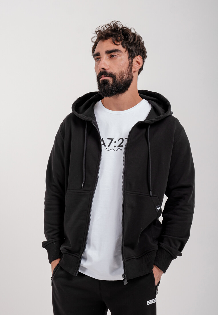 Кофта на замке ALLOFF BLACK