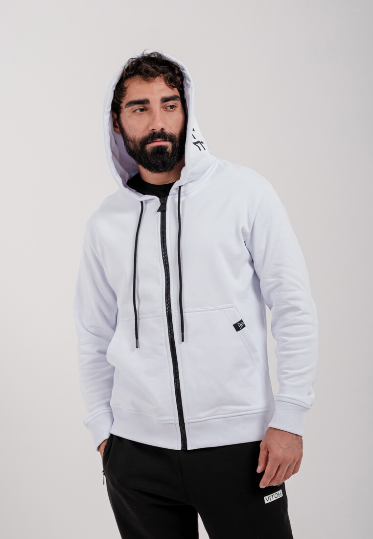 Кофта на замке ALLOFF WHITE