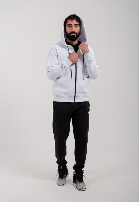 Кофта на замке ALLOFF WHITE